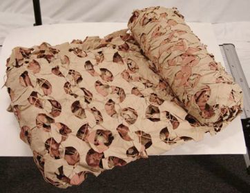 10' x 20' Military Camo Mesh Netting - Desert